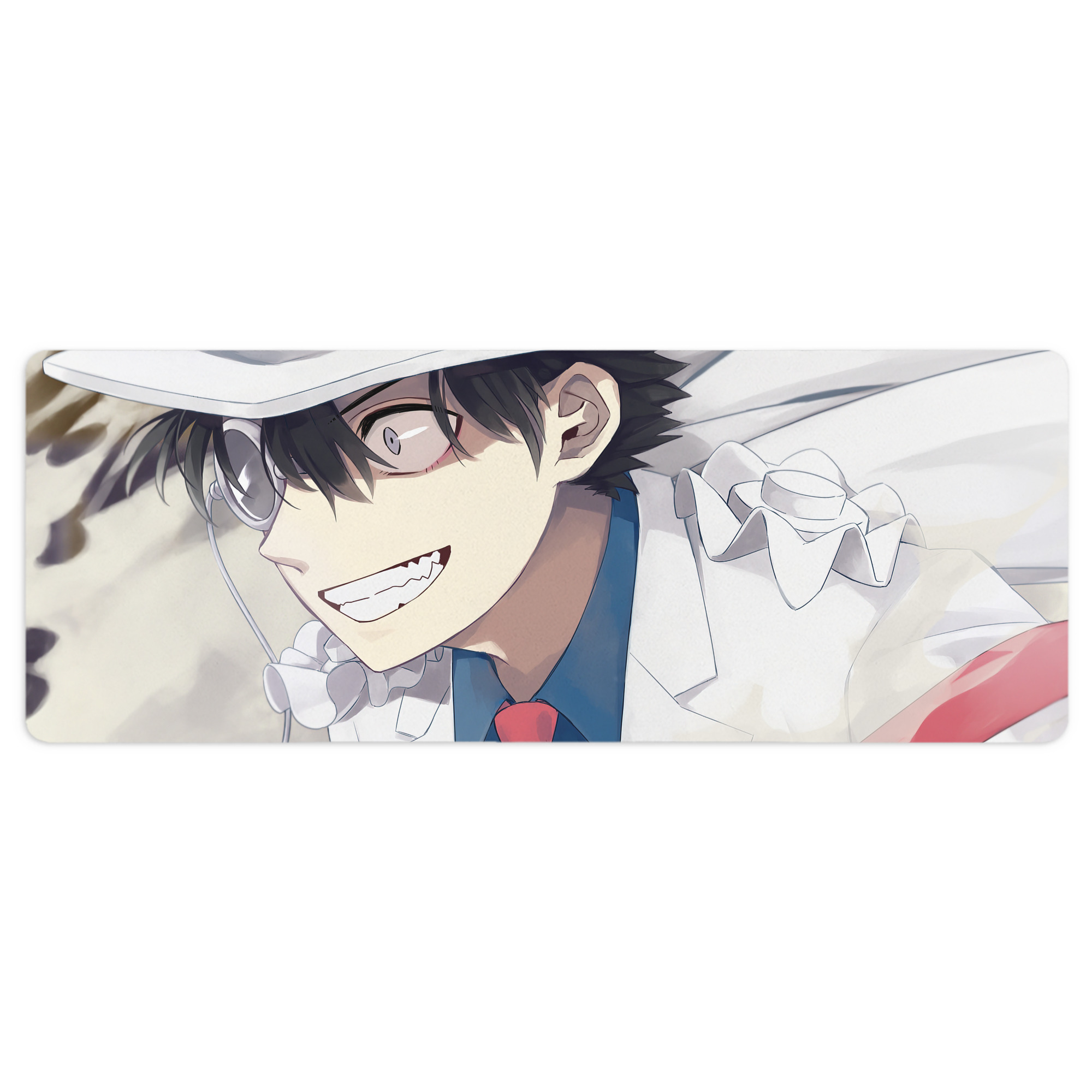 （画像用） 名探偵コナン Detective Conan ステッチ加工 大判デスクマット／滑り止めマウスパッド