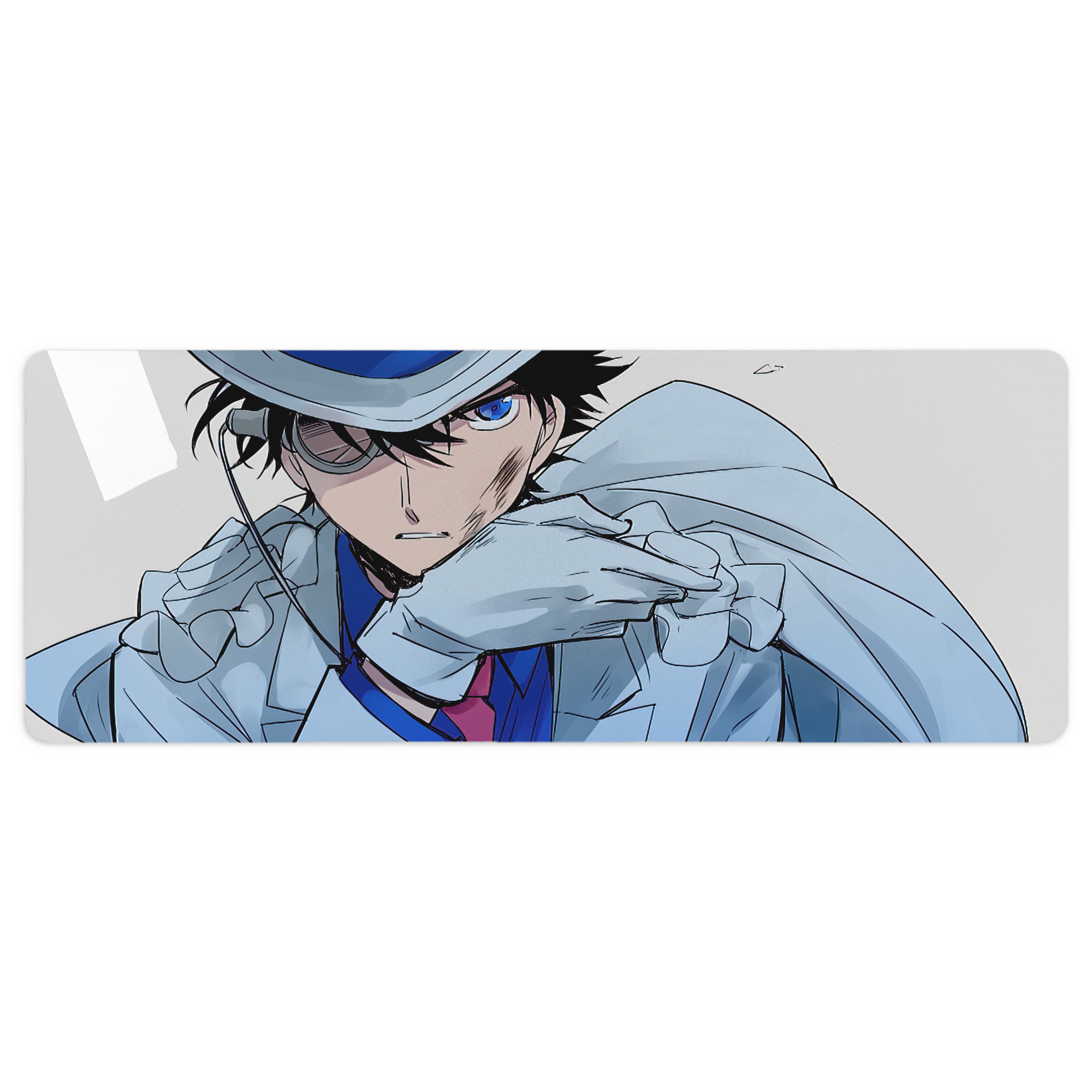 （画像用） 名探偵コナン Detective Conan ステッチ加工 大判デスクマット／滑り止めマウスパッド