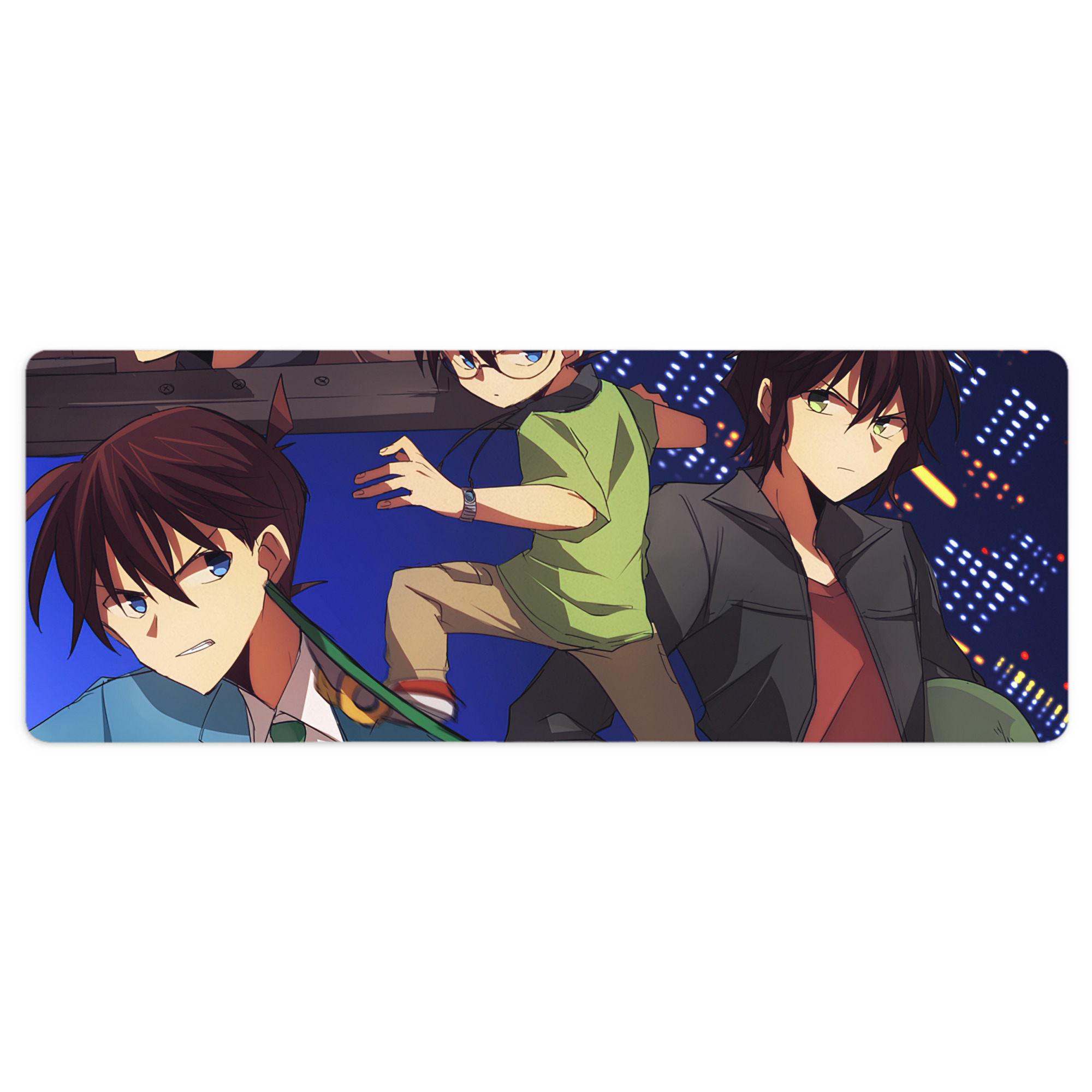 （画像用） 名探偵コナン Detective Conan ステッチ加工 大判デスクマット／滑り止めマウスパッド