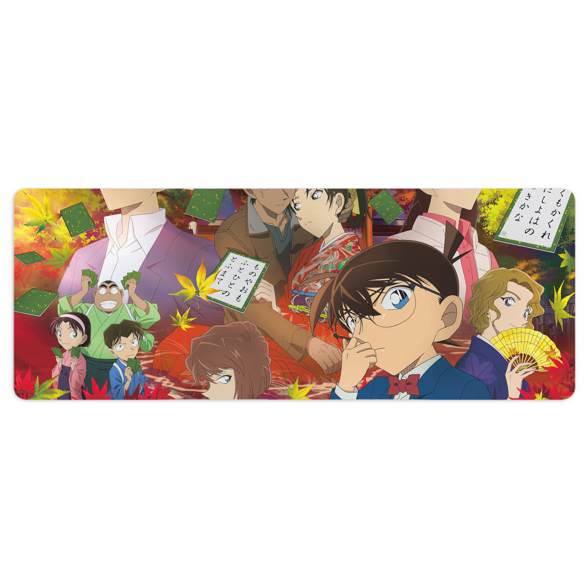（画像用） 名探偵コナン Detective Conan ステッチ加工 大判デスクマット／滑り止めマウスパッド