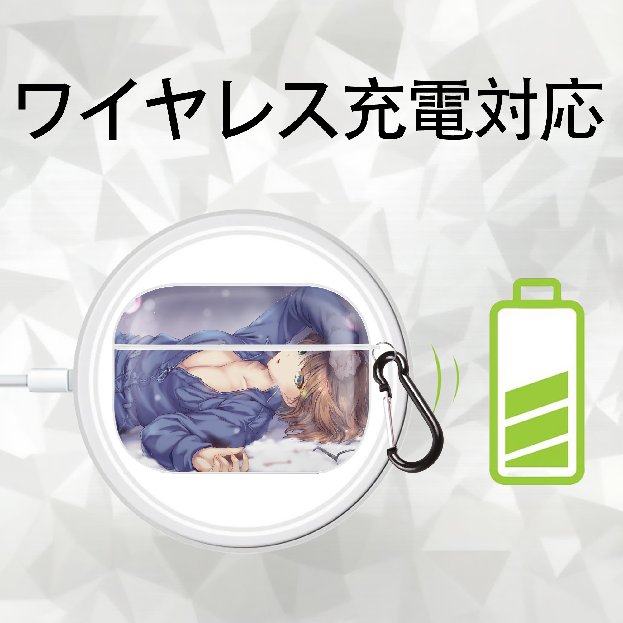 名探偵コナン Detective Conan 【AirPods Pro用】ハードシェル保護ケース 耐衝撃・防指紋・カラビナ付き商品仕様