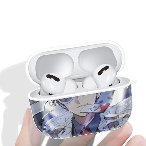 名探偵コナン Detective Conan 【AirPods Pro用】ハードシェル保護ケース 耐衝撃・防指紋・カラビナ付き商品仕様