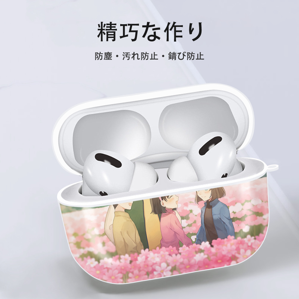 名探偵コナン Detective Conan 【AirPods Pro用】ハードシェル保護ケース 耐衝撃・防指紋・カラビナ付き商品仕様