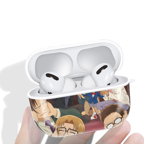 名探偵コナン Detective Conan 【AirPods Pro用】ハードシェル保護ケース 耐衝撃・防指紋・カラビナ付き商品仕様