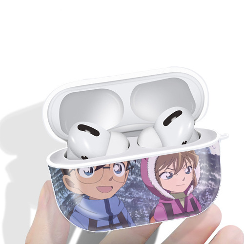 名探偵コナン Detective Conan 【AirPods Pro用】ハードシェル保護ケース 耐衝撃・防指紋・カラビナ付き商品仕様