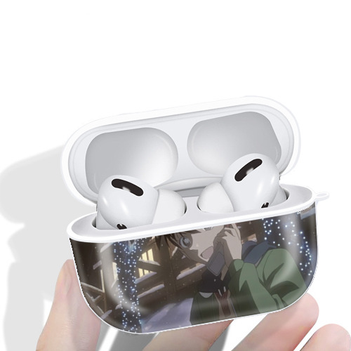名探偵コナン Detective Conan 【AirPods Pro用】ハードシェル保護ケース 耐衝撃・防指紋・カラビナ付き商品仕様
