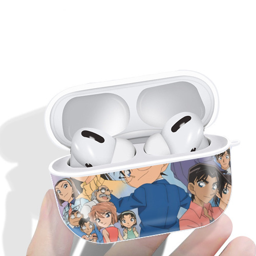 名探偵コナン Detective Conan 【AirPods Pro用】ハードシェル保護ケース 耐衝撃・防指紋・カラビナ付き商品仕様