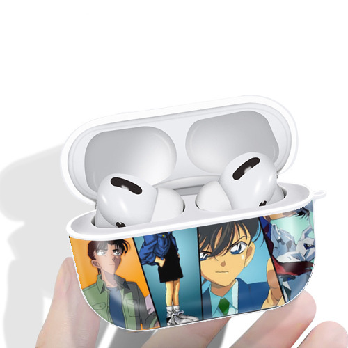 名探偵コナン Detective Conan 【AirPods Pro用】ハードシェル保護ケース 耐衝撃・防指紋・カラビナ付き商品仕様
