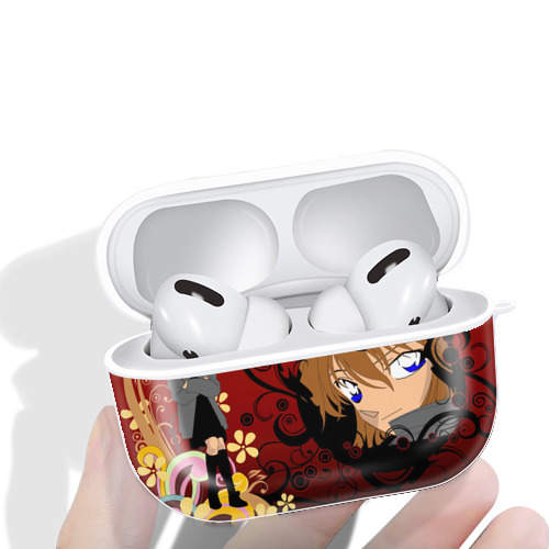 名探偵コナン Detective Conan 【AirPods Pro用】ハードシェル保護ケース 耐衝撃・防指紋・カラビナ付き商品仕様