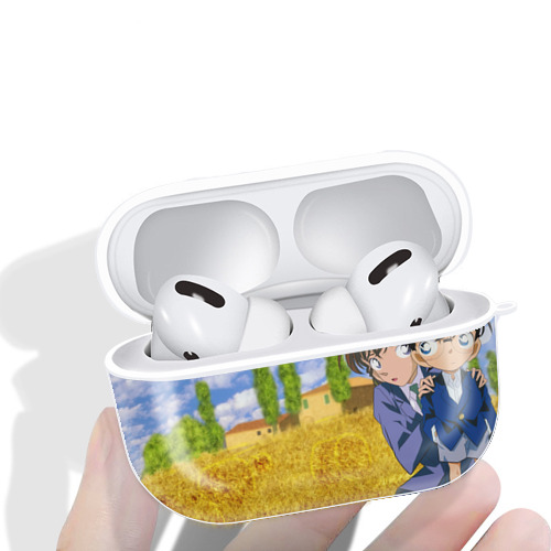 名探偵コナン Detective Conan 【AirPods Pro用】ハードシェル保護ケース 耐衝撃・防指紋・カラビナ付き商品仕様
