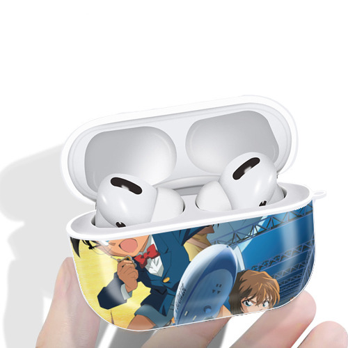 名探偵コナン Detective Conan 【AirPods Pro用】ハードシェル保護ケース 耐衝撃・防指紋・カラビナ付き商品仕様