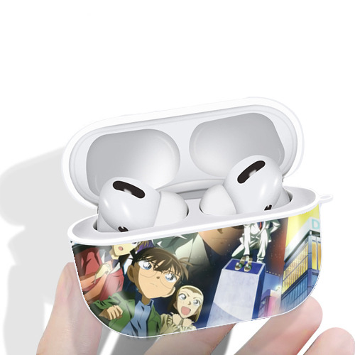 名探偵コナン Detective Conan 【AirPods Pro用】ハードシェル保護ケース 耐衝撃・防指紋・カラビナ付き商品仕様