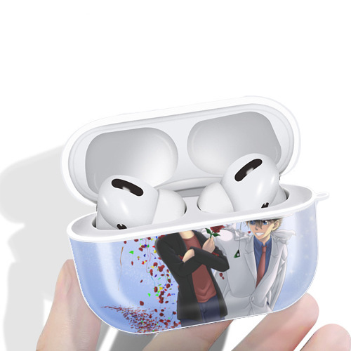 名探偵コナン Detective Conan 【AirPods Pro用】ハードシェル保護ケース 耐衝撃・防指紋・カラビナ付き商品仕様