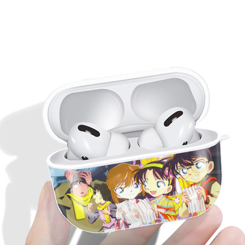名探偵コナン Detective Conan 【AirPods Pro用】ハードシェル保護ケース 耐衝撃・防指紋・カラビナ付き商品仕様