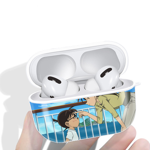 名探偵コナン Detective Conan 【AirPods Pro用】ハードシェル保護ケース 耐衝撃・防指紋・カラビナ付き商品仕様