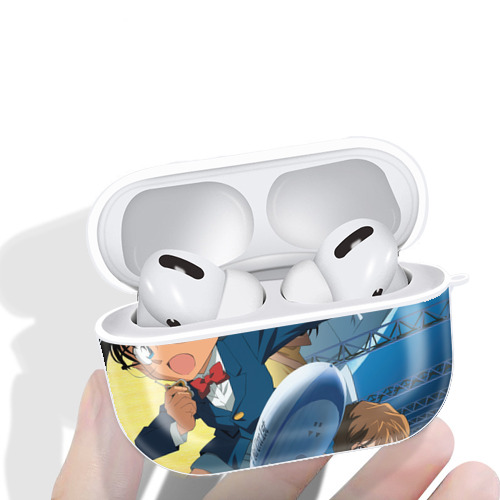 名探偵コナン Detective Conan 【AirPods Pro用】ハードシェル保護ケース 耐衝撃・防指紋・カラビナ付き商品仕様