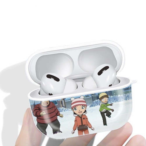 名探偵コナン Detective Conan 【AirPods Pro用】ハードシェル保護ケース 耐衝撃・防指紋・カラビナ付き商品仕様