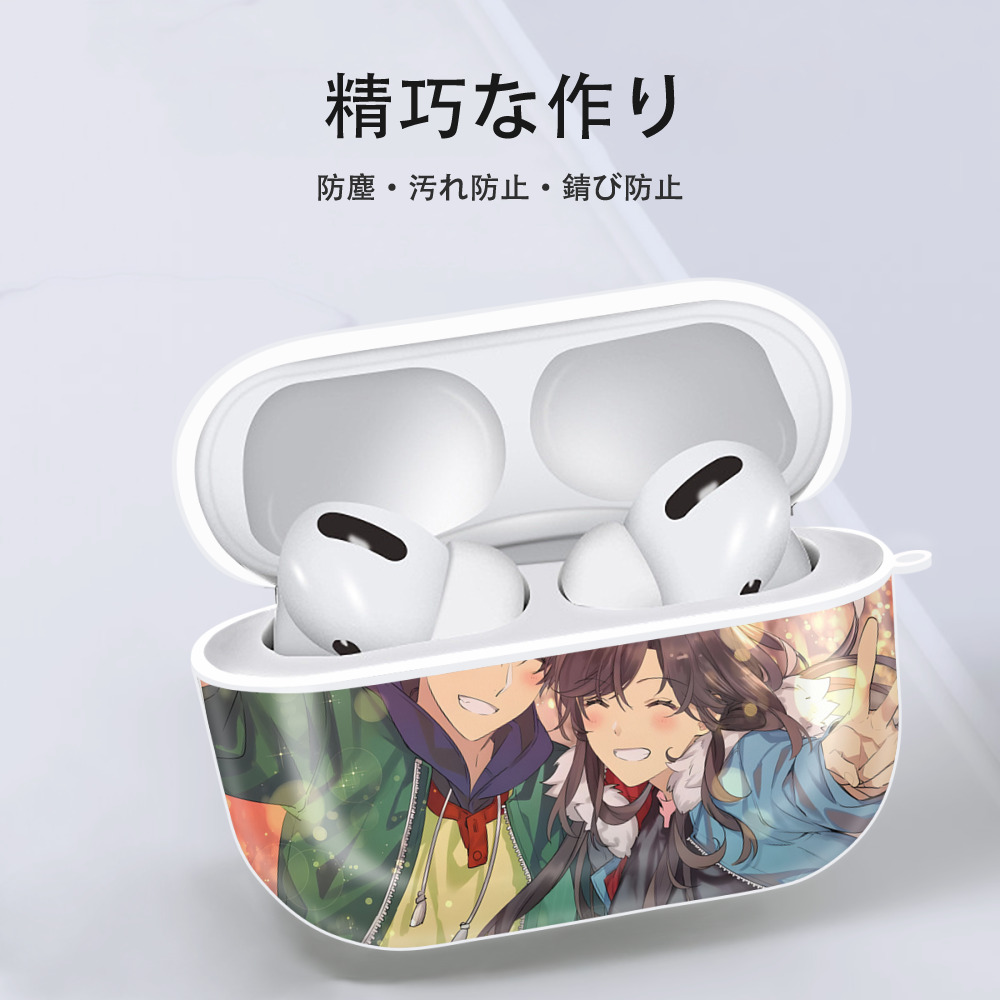 名探偵コナン Detective Conan 【AirPods Pro用】ハードシェル保護ケース 耐衝撃・防指紋・カラビナ付き商品仕様