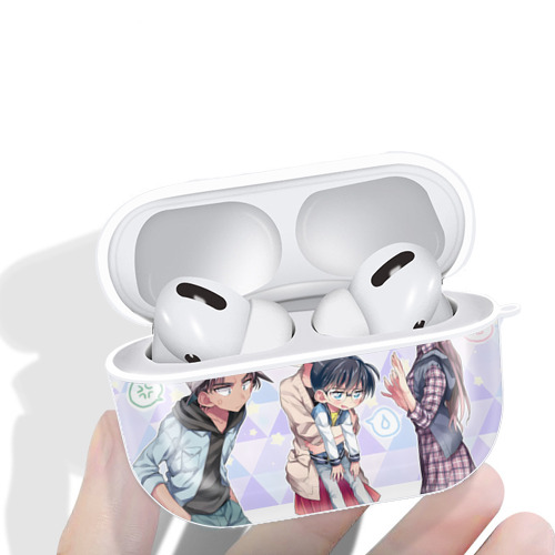 名探偵コナン Detective Conan 【AirPods Pro用】ハードシェル保護ケース 耐衝撃・防指紋・カラビナ付き商品仕様