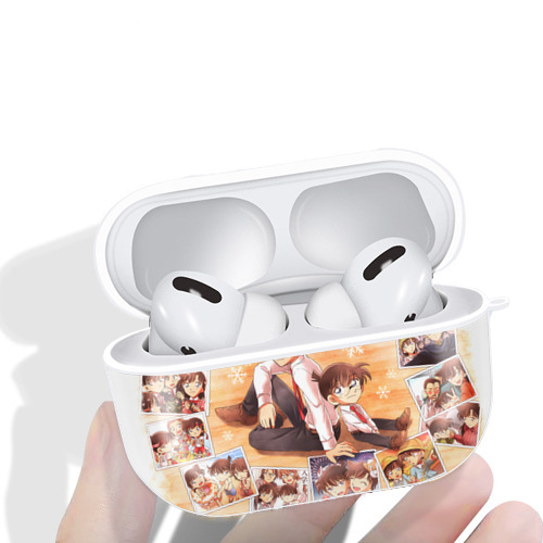 名探偵コナン Detective Conan 【AirPods Pro用】ハードシェル保護ケース 耐衝撃・防指紋・カラビナ付き商品仕様