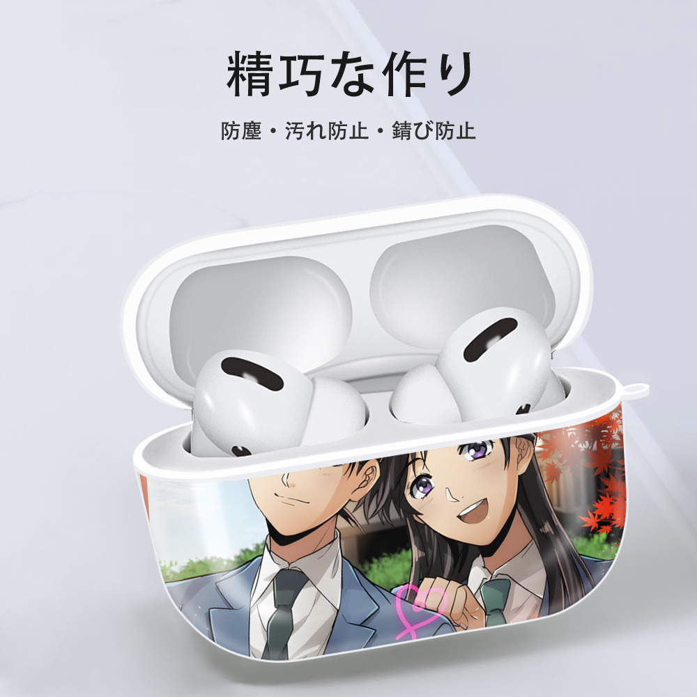 名探偵コナン Detective Conan 【AirPods Pro用】ハードシェル保護ケース 耐衝撃・防指紋・カラビナ付き商品仕様