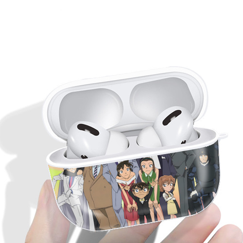 名探偵コナン Detective Conan 【AirPods Pro用】ハードシェル保護ケース 耐衝撃・防指紋・カラビナ付き商品仕様