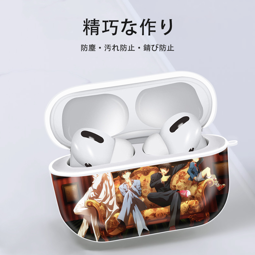 名探偵コナン Detective Conan 【AirPods Pro用】ハードシェル保護ケース 耐衝撃・防指紋・カラビナ付き商品仕様