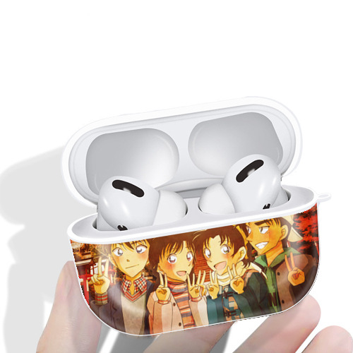 名探偵コナン Detective Conan 【AirPods Pro用】ハードシェル保護ケース 耐衝撃・防指紋・カラビナ付き商品仕様