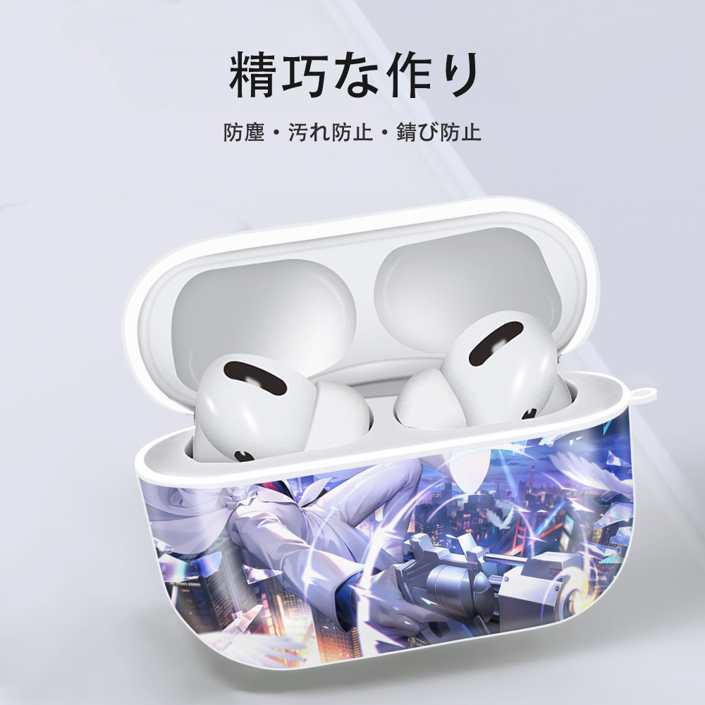 名探偵コナン Detective Conan 【AirPods Pro用】ハードシェル保護ケース 耐衝撃・防指紋・カラビナ付き商品仕様