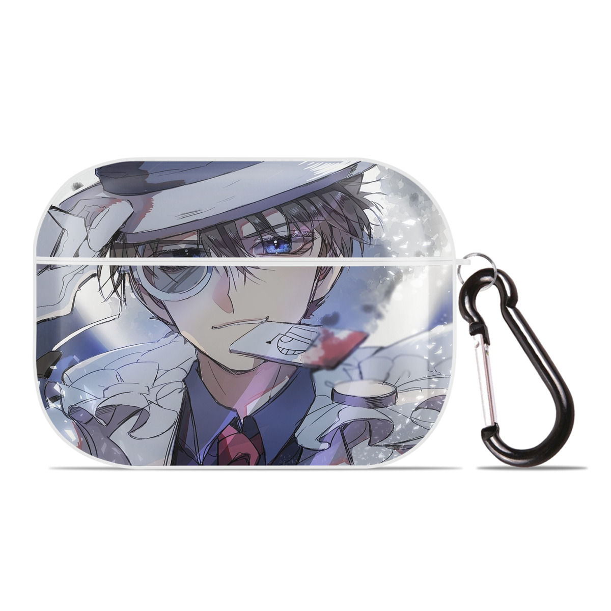 （画像用） 名探偵コナン Detective Conan 【AirPods Pro用】ハードシェル保護ケース 耐衝撃・防指紋・カラビナ付き商品仕様
