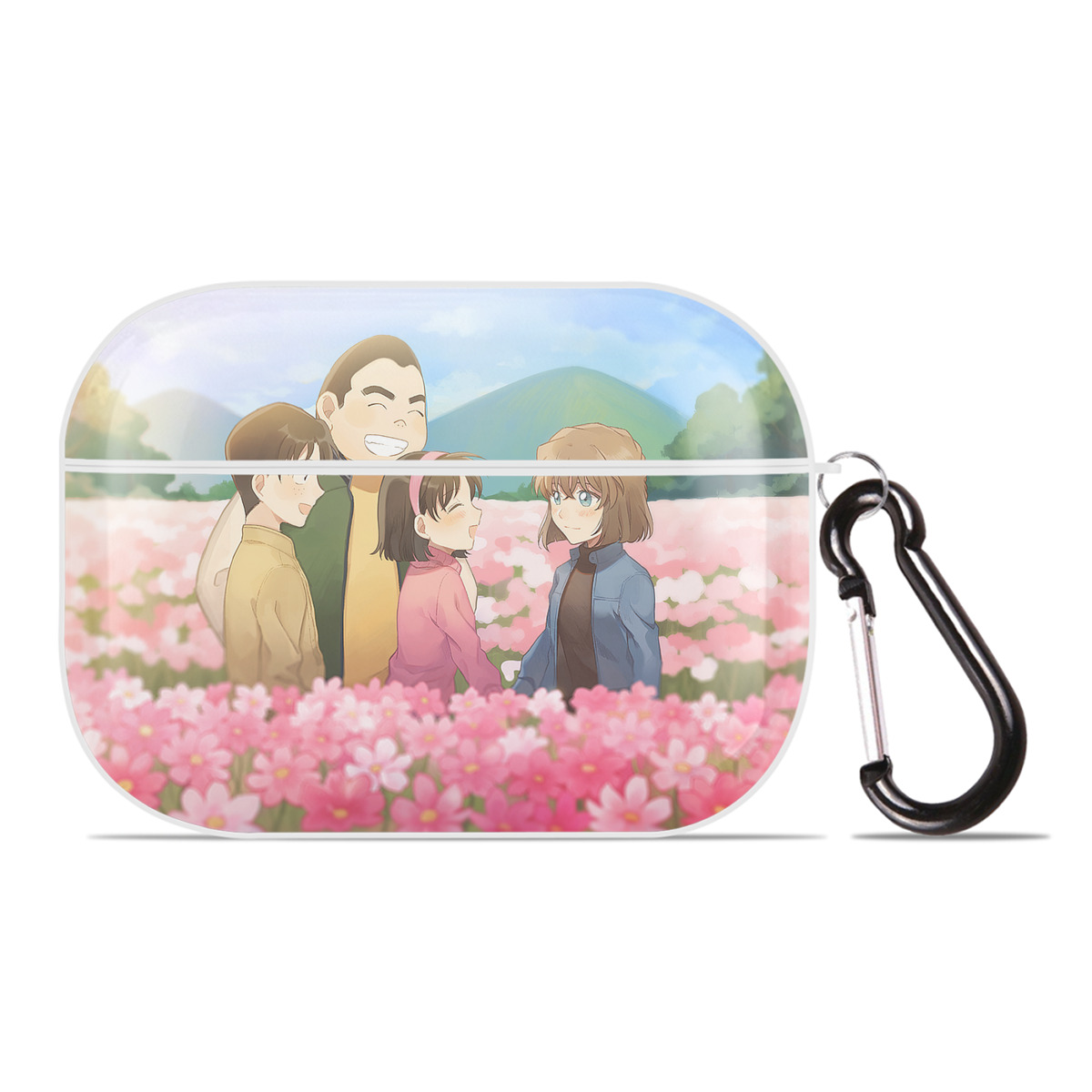 （画像用） 名探偵コナン Detective Conan 【AirPods Pro用】ハードシェル保護ケース 耐衝撃・防指紋・カラビナ付き商品仕様