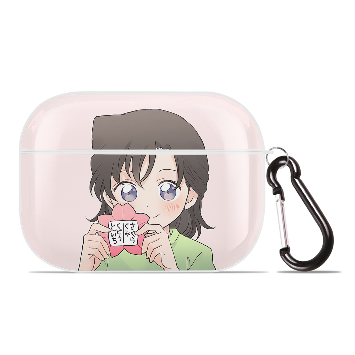 （画像用） 名探偵コナン Detective Conan 【AirPods Pro用】ハードシェル保護ケース 耐衝撃・防指紋・カラビナ付き商品仕様