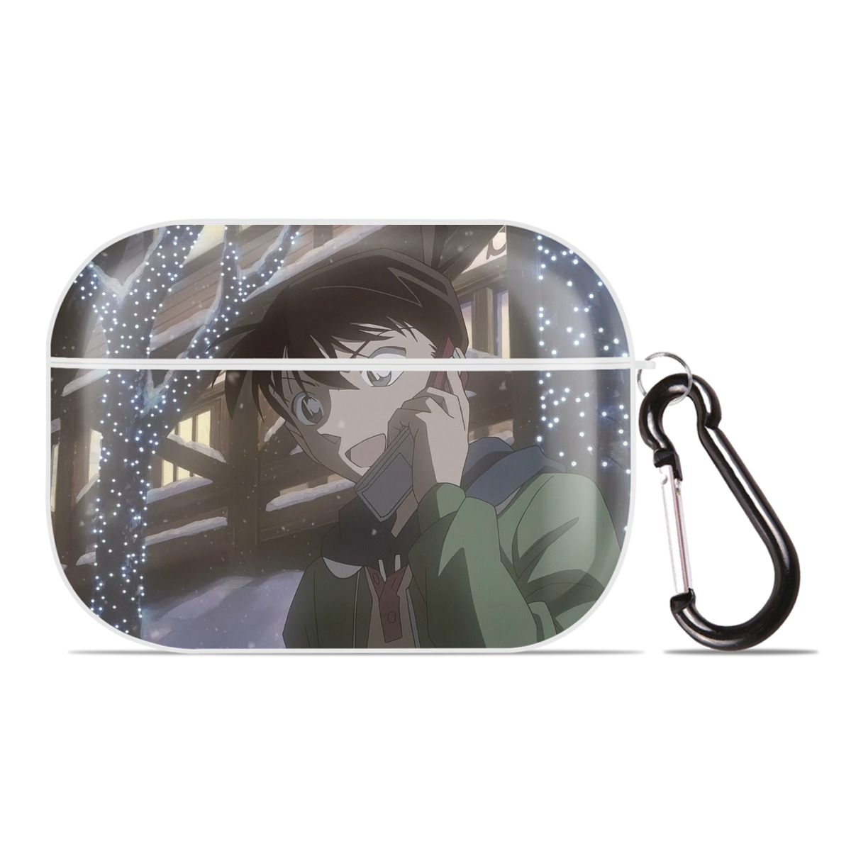 （画像用） 名探偵コナン Detective Conan 【AirPods Pro用】ハードシェル保護ケース 耐衝撃・防指紋・カラビナ付き商品仕様