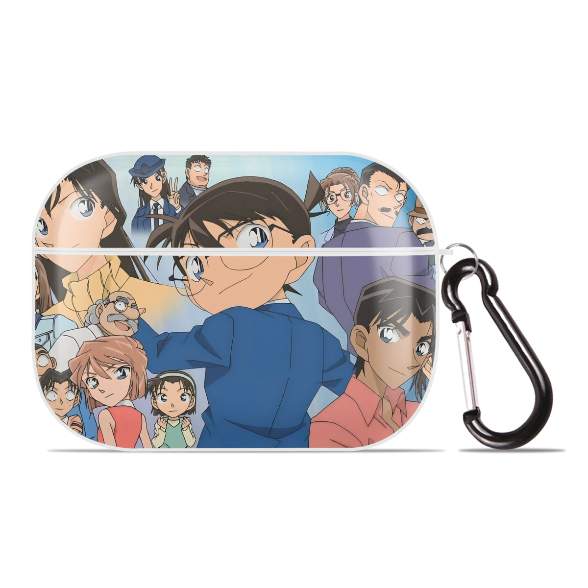 （画像用） 名探偵コナン Detective Conan 【AirPods Pro用】ハードシェル保護ケース 耐衝撃・防指紋・カラビナ付き商品仕様
