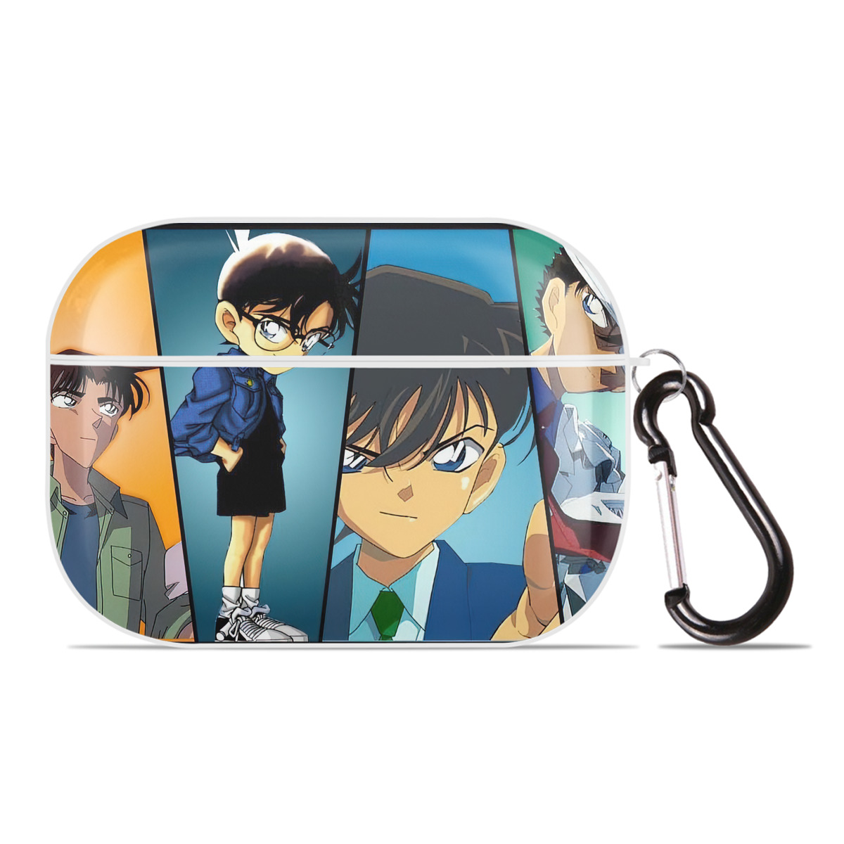 （画像用） 名探偵コナン Detective Conan 【AirPods Pro用】ハードシェル保護ケース 耐衝撃・防指紋・カラビナ付き商品仕様