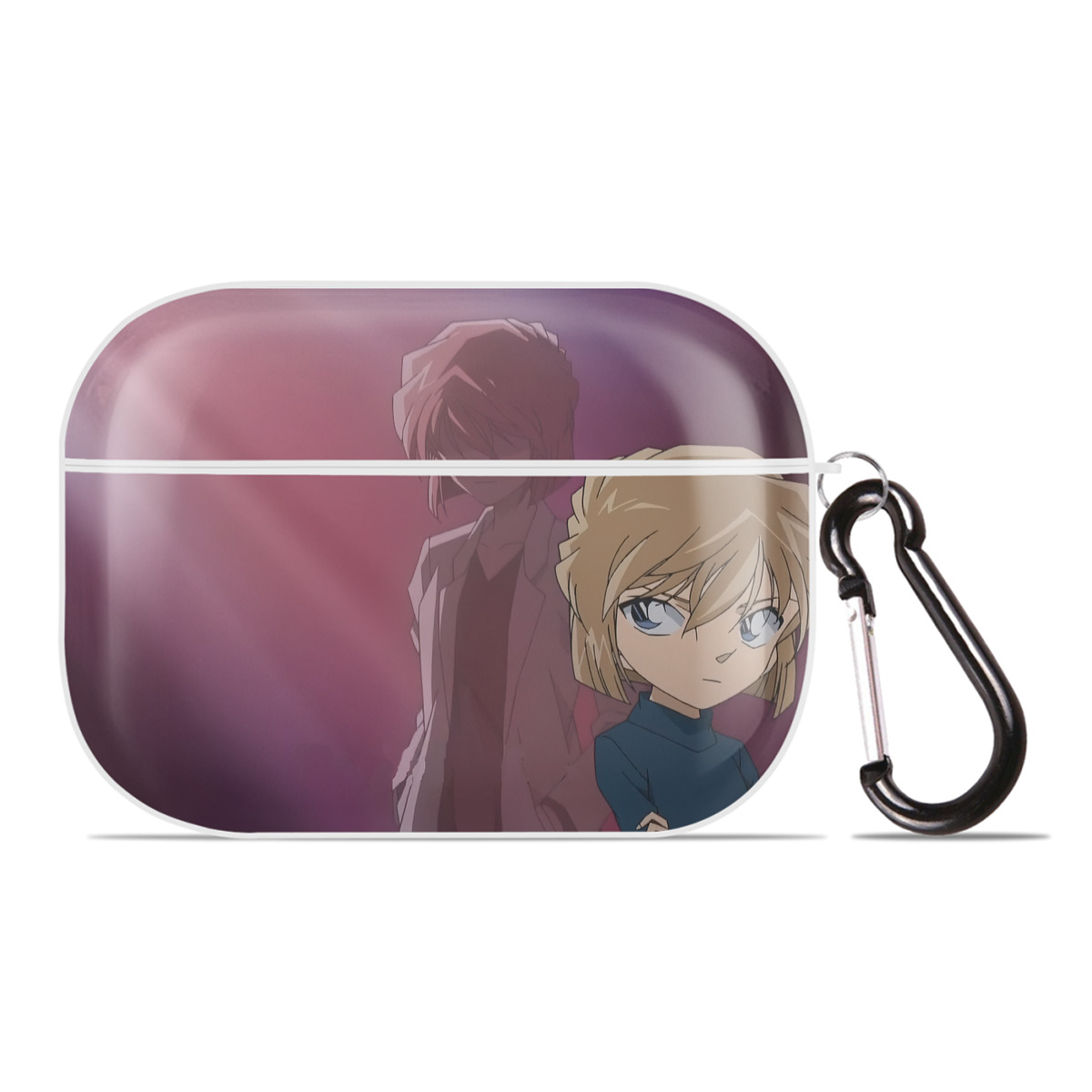 （画像用） 名探偵コナン Detective Conan 【AirPods Pro用】ハードシェル保護ケース 耐衝撃・防指紋・カラビナ付き商品仕様
