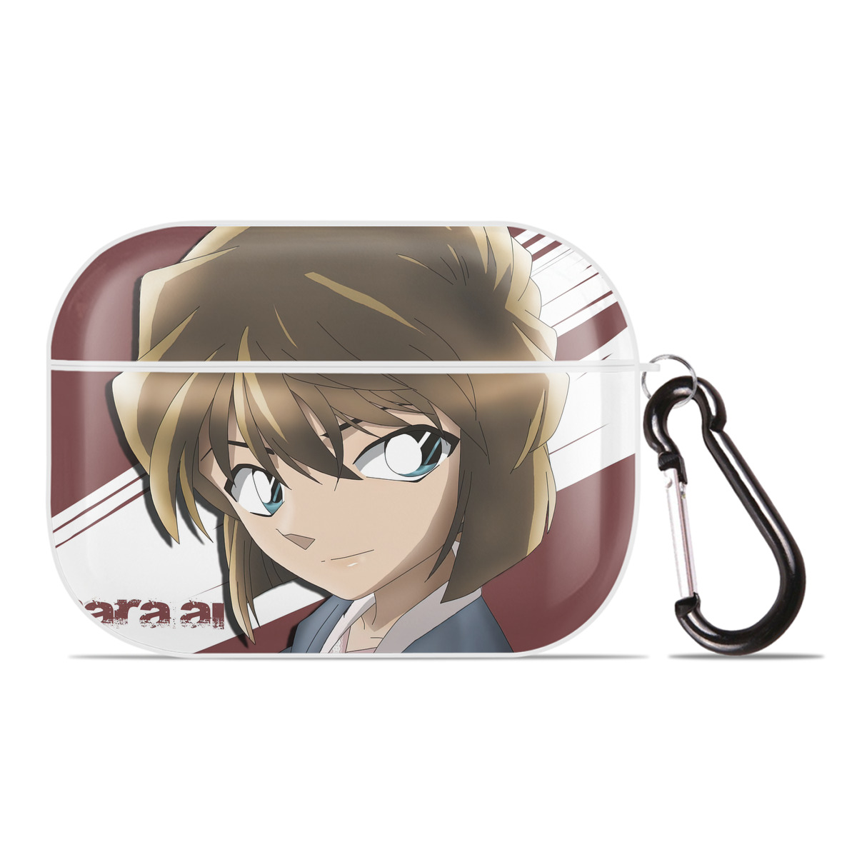 （画像用） 名探偵コナン Detective Conan 【AirPods Pro用】ハードシェル保護ケース 耐衝撃・防指紋・カラビナ付き商品仕様