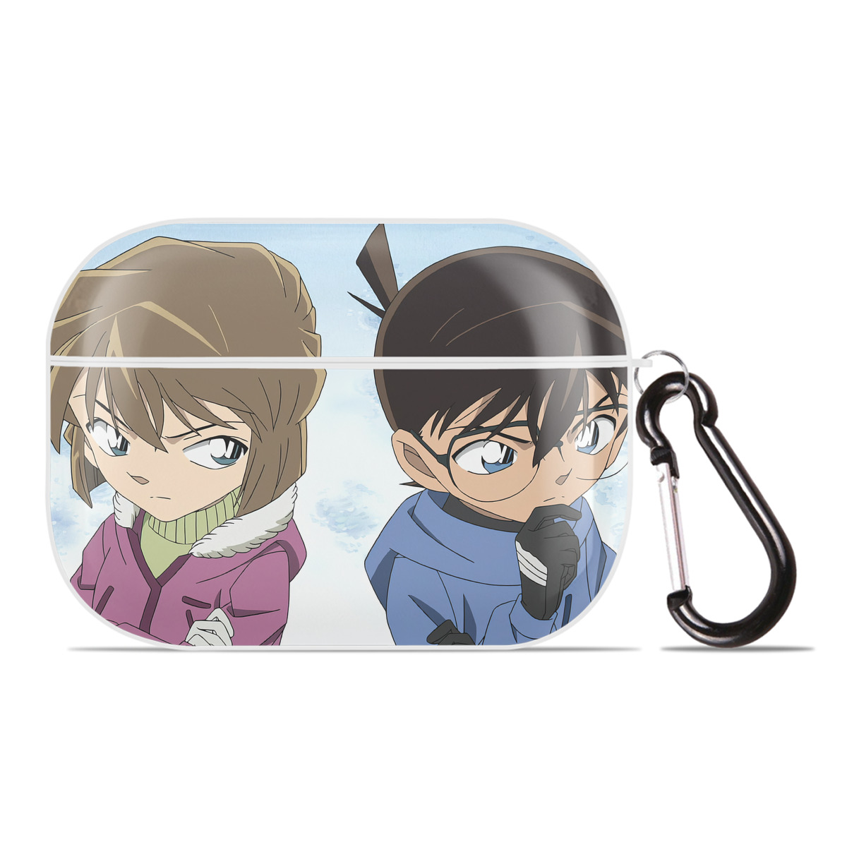 （画像用） 名探偵コナン Detective Conan 【AirPods Pro用】ハードシェル保護ケース 耐衝撃・防指紋・カラビナ付き商品仕様