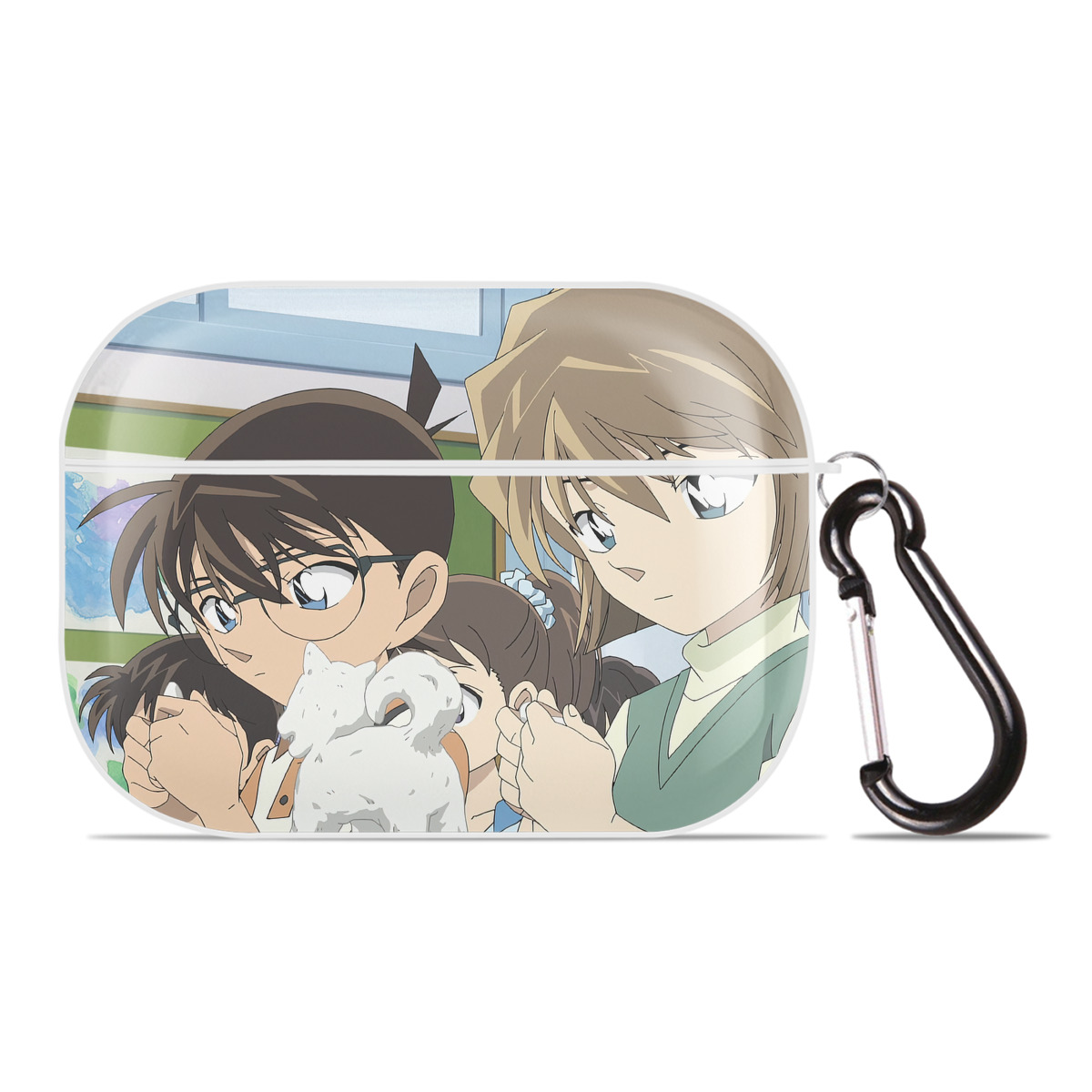 （画像用） 名探偵コナン Detective Conan 【AirPods Pro用】ハードシェル保護ケース 耐衝撃・防指紋・カラビナ付き商品仕様