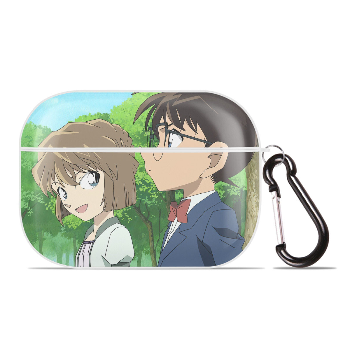 （画像用） 名探偵コナン Detective Conan 【AirPods Pro用】ハードシェル保護ケース 耐衝撃・防指紋・カラビナ付き商品仕様