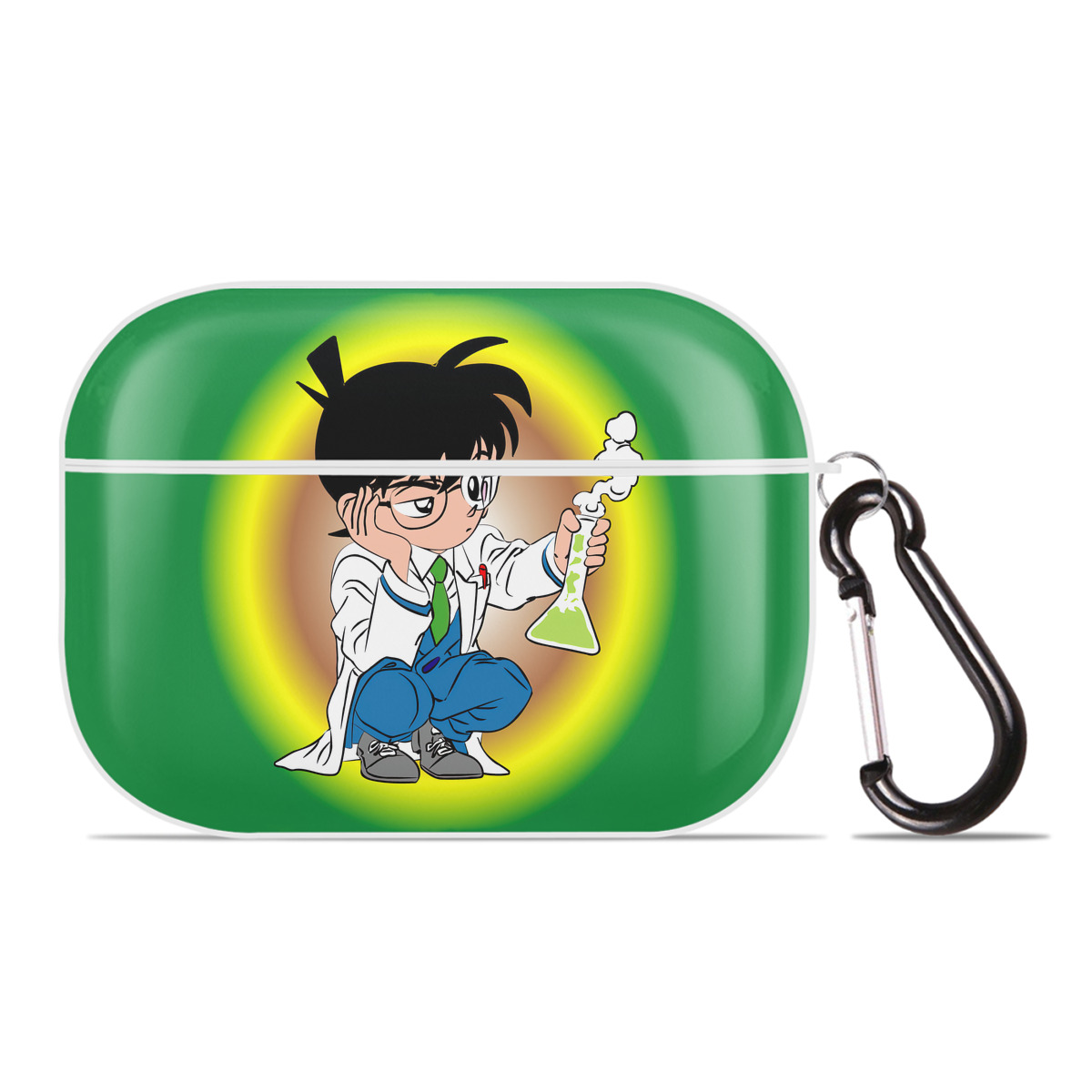 （画像用） 名探偵コナン Detective Conan 【AirPods Pro用】ハードシェル保護ケース 耐衝撃・防指紋・カラビナ付き商品仕様