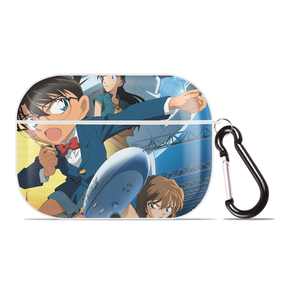 （画像用） 名探偵コナン Detective Conan 【AirPods Pro用】ハードシェル保護ケース 耐衝撃・防指紋・カラビナ付き商品仕様