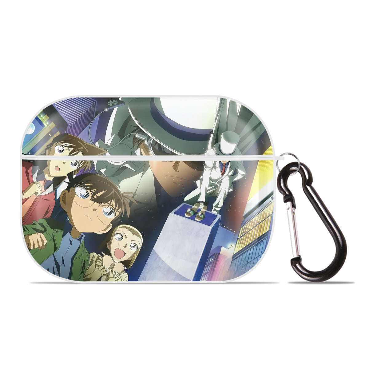 （画像用） 名探偵コナン Detective Conan 【AirPods Pro用】ハードシェル保護ケース 耐衝撃・防指紋・カラビナ付き商品仕様