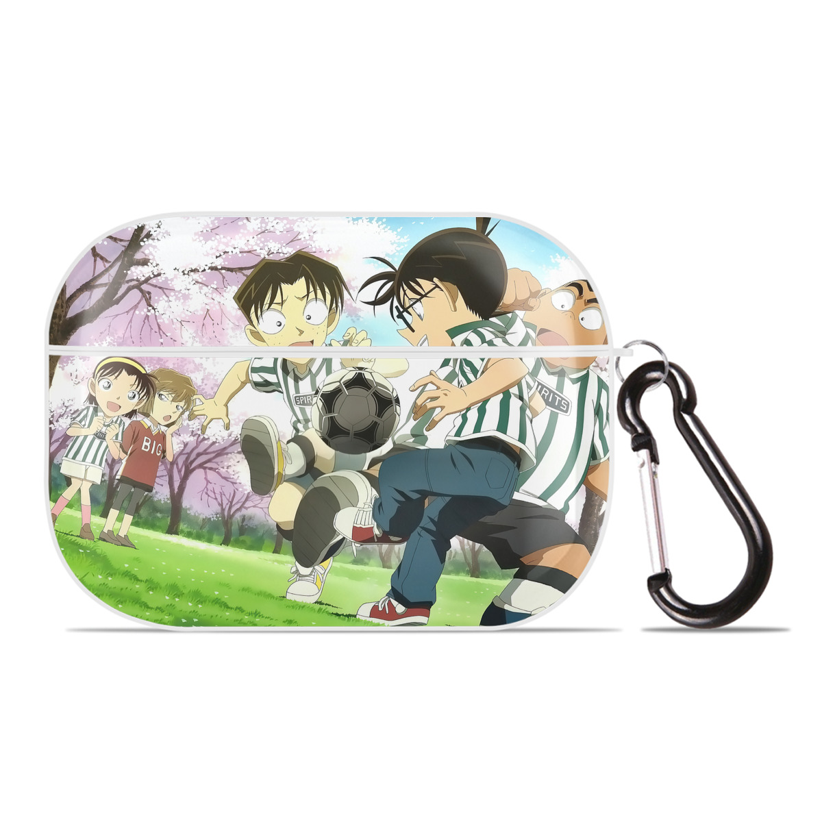 （画像用） 名探偵コナン Detective Conan 【AirPods Pro用】ハードシェル保護ケース 耐衝撃・防指紋・カラビナ付き商品仕様