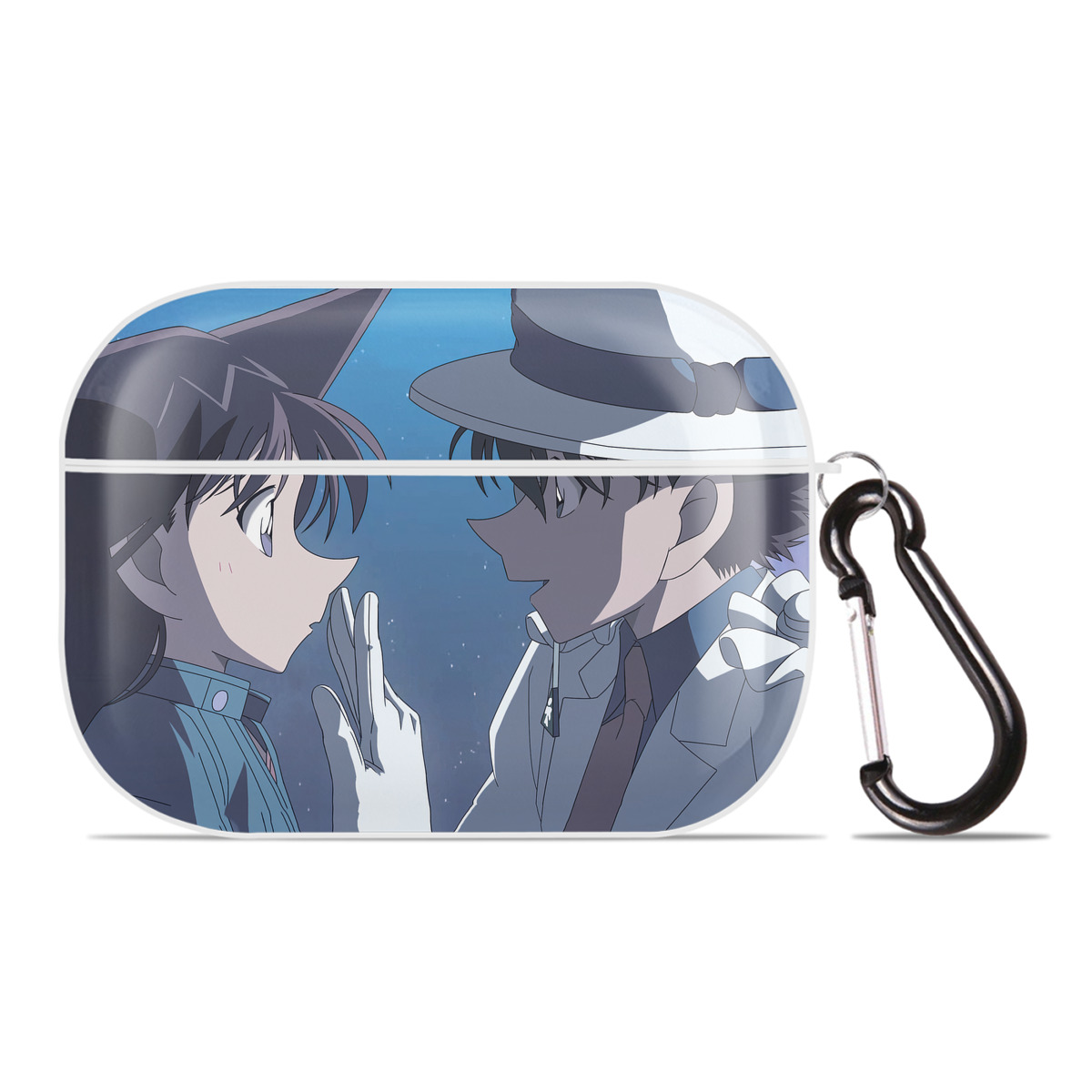 （画像用） 名探偵コナン Detective Conan 【AirPods Pro用】ハードシェル保護ケース 耐衝撃・防指紋・カラビナ付き商品仕様