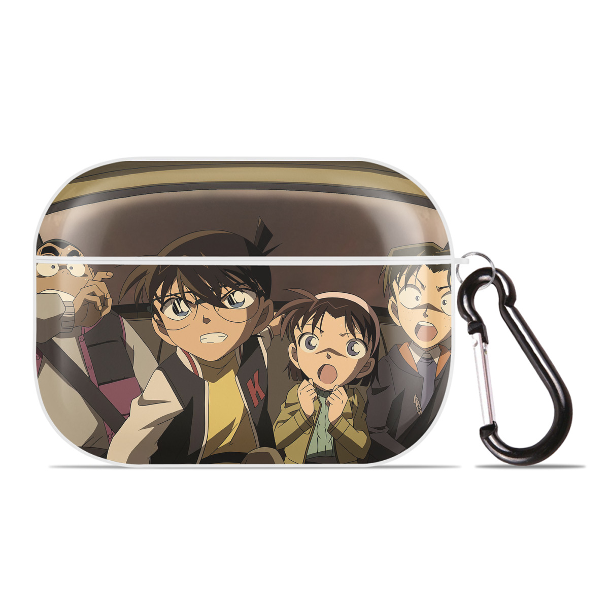 （画像用） 名探偵コナン Detective Conan 【AirPods Pro用】ハードシェル保護ケース 耐衝撃・防指紋・カラビナ付き商品仕様