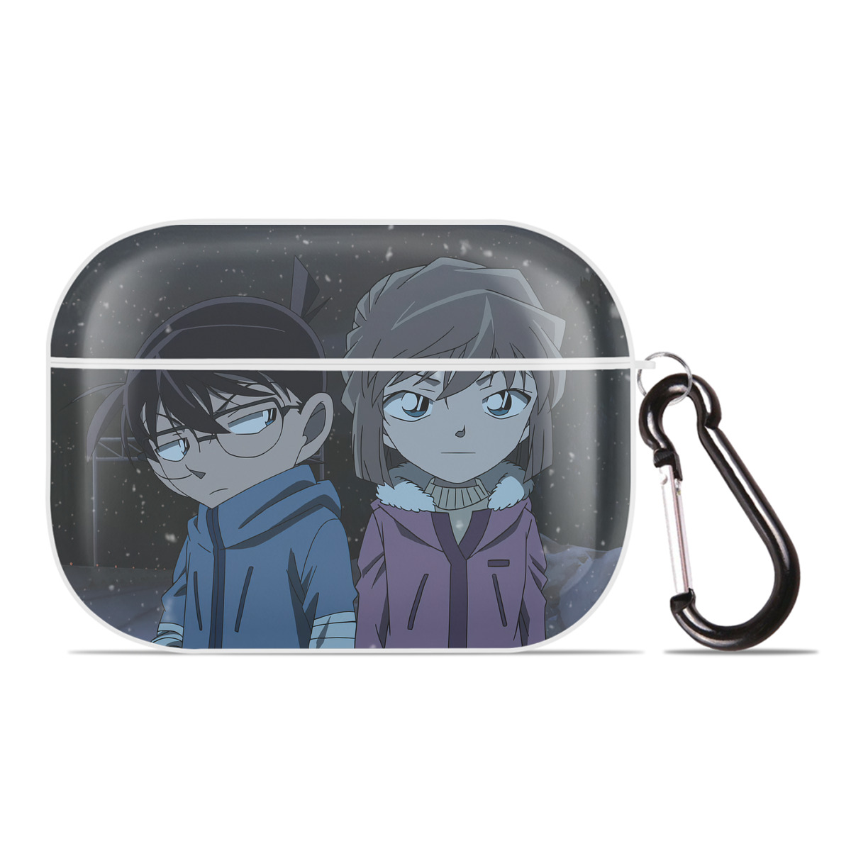 （画像用） 名探偵コナン Detective Conan 【AirPods Pro用】ハードシェル保護ケース 耐衝撃・防指紋・カラビナ付き商品仕様