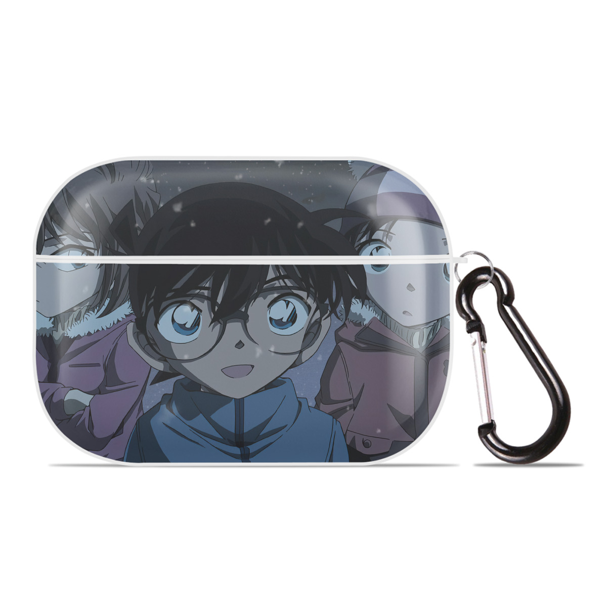 （画像用） 名探偵コナン Detective Conan 【AirPods Pro用】ハードシェル保護ケース 耐衝撃・防指紋・カラビナ付き商品仕様