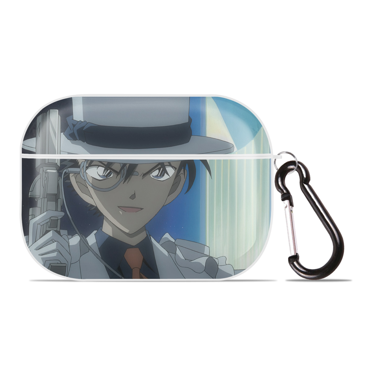 （画像用） 名探偵コナン Detective Conan 【AirPods Pro用】ハードシェル保護ケース 耐衝撃・防指紋・カラビナ付き商品仕様