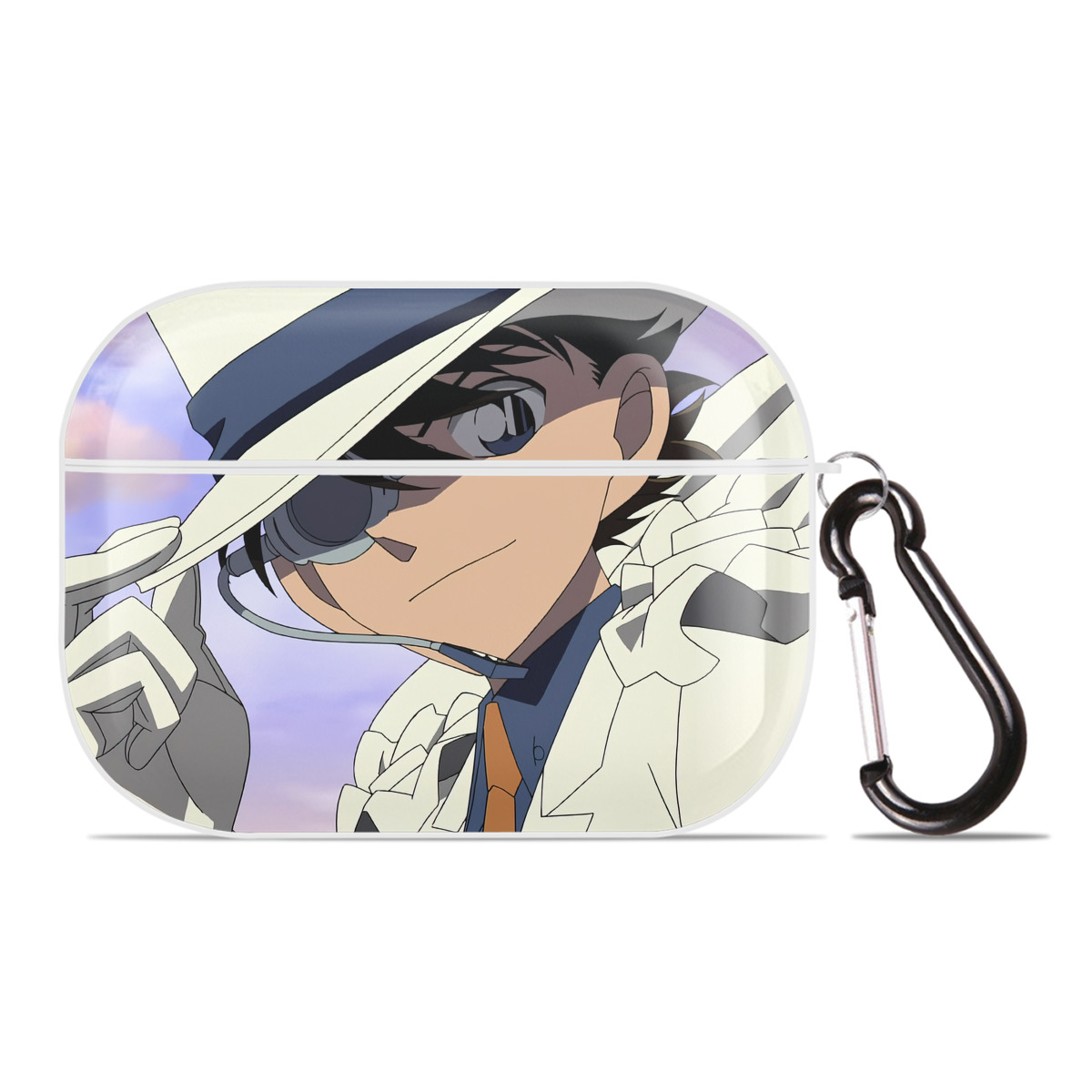 （画像用） 名探偵コナン Detective Conan 【AirPods Pro用】ハードシェル保護ケース 耐衝撃・防指紋・カラビナ付き商品仕様